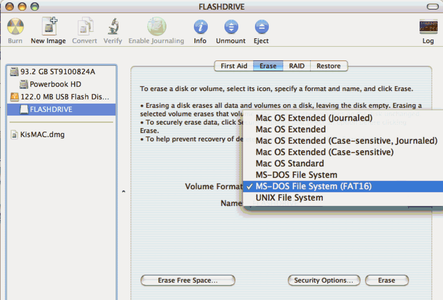 format thumb drive for windows and mac